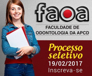 Processo seletivo 2017 - FAOA